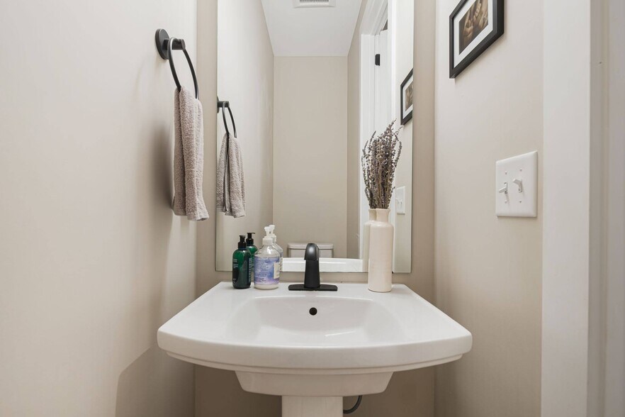 Half bath on main floor. - 33 Rex Dr