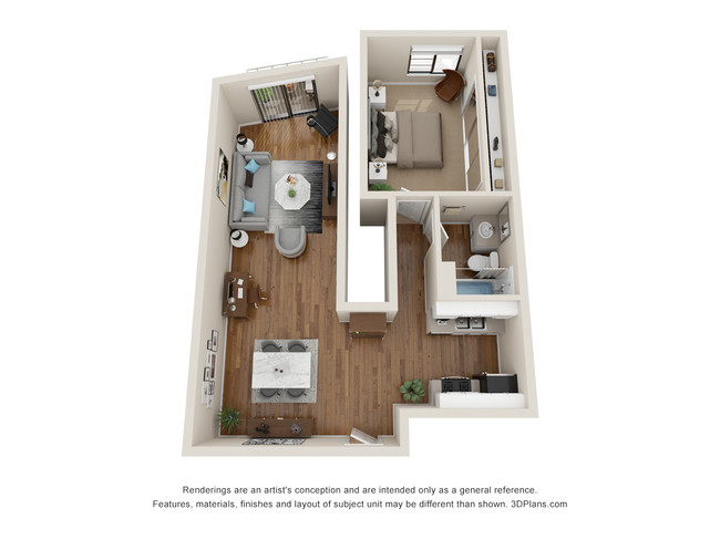 Floorplan - The Jeremy Apts