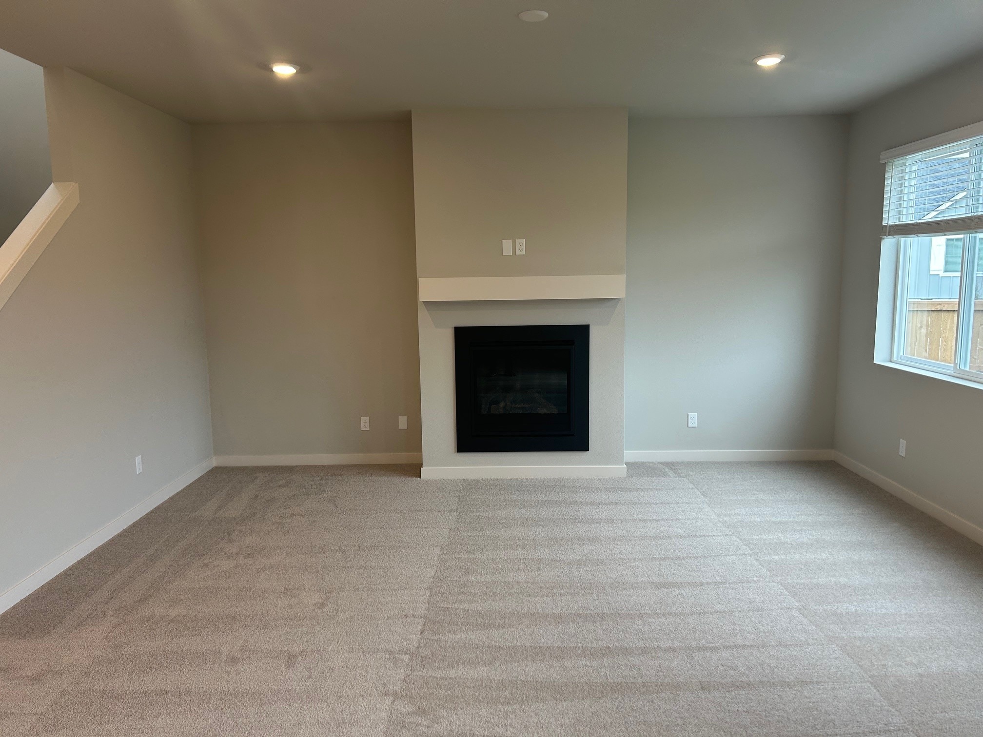 Family Room w/ Gas Fireplace and Mantle - 535 Withers Ct SE