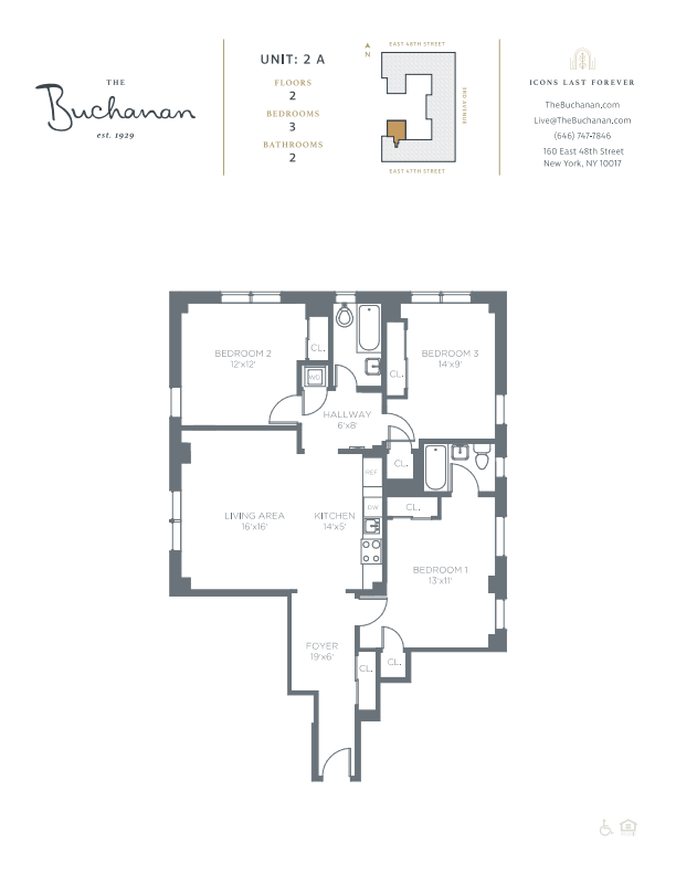 Floorplan - The Buchanan