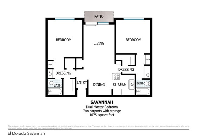 Floorplan - El Dorado Apartments