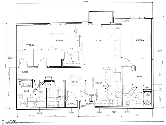 Floorplan - University Flats Apartments