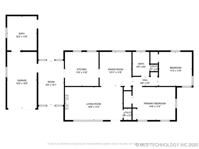 F;oor plan - 4903 E 25th St
