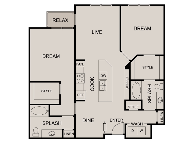 Floorplan - 7166 at Belmar