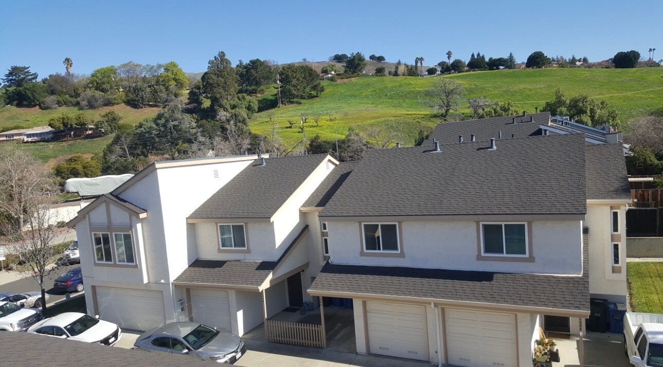 Birds Eye view of the building with beautiful hills in the background - 1348 Daniel Ct