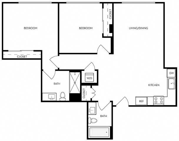 Floorplan - Mariposa on 3rd