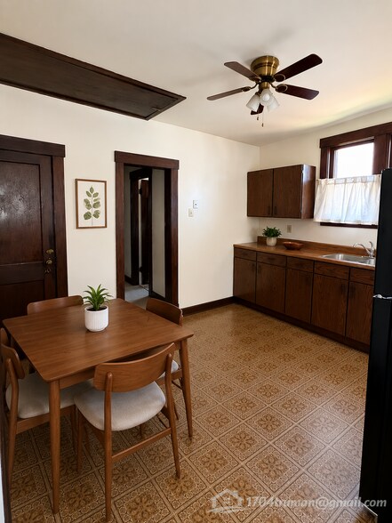 Other view of the kitchen (AI staged for ideas!) - 1316 Raab Ave