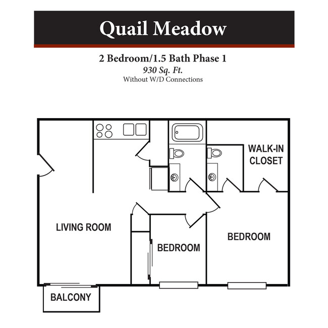 Floorplan - Quail Meadow Apartments