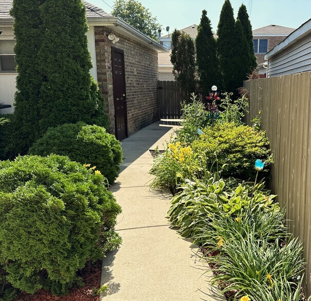 Back yard - 5940 N Bernard St