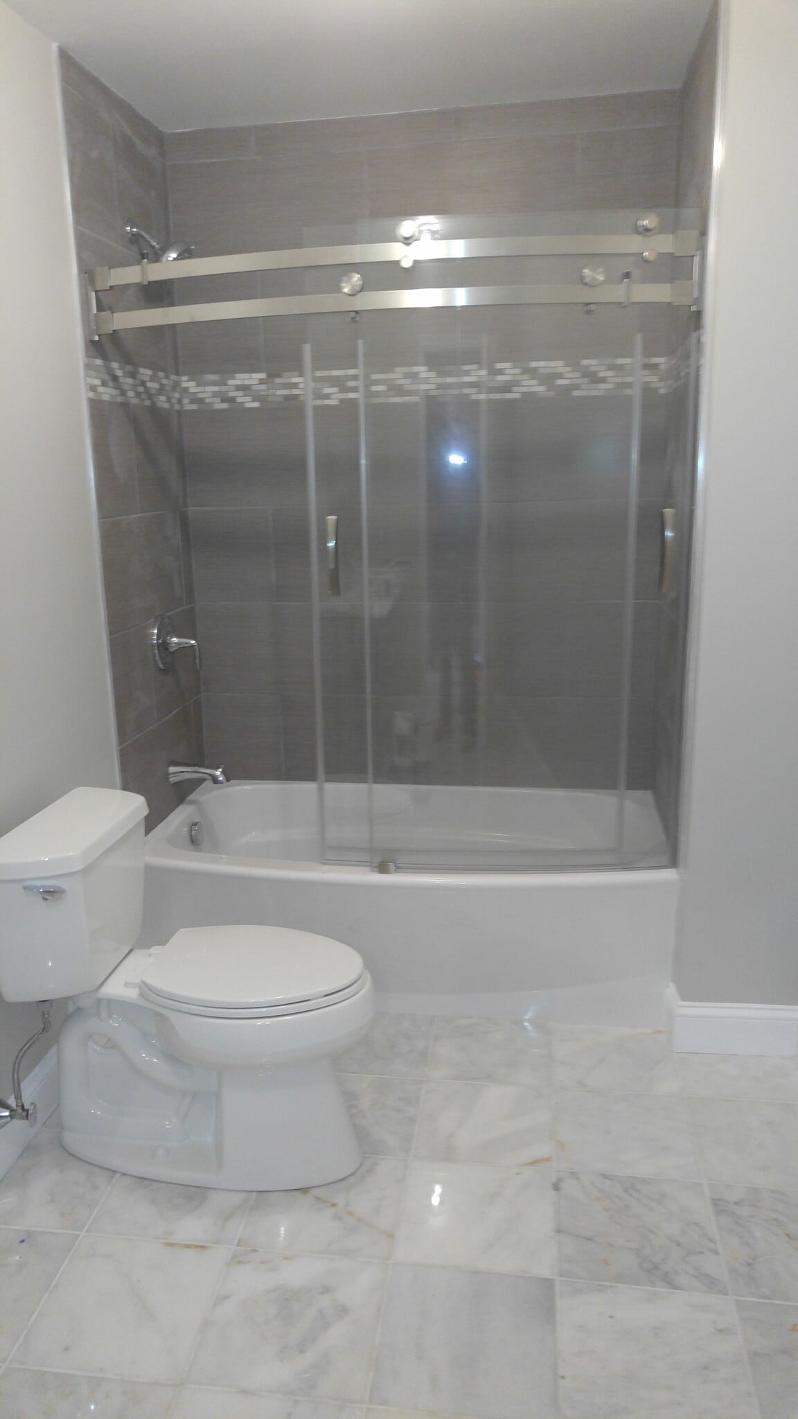 2nd floor full glass tub/shower - 275 croton dam road