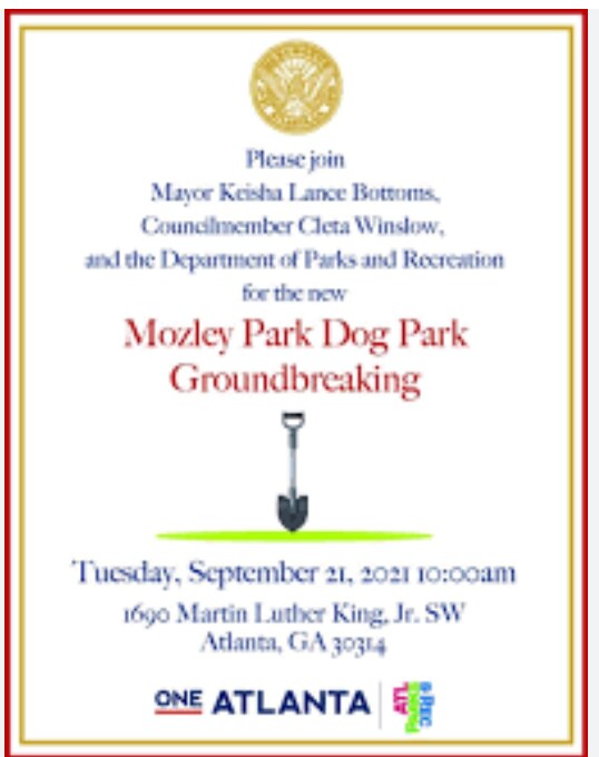 Mozley Park Dog Park - 1278 Adair St SW