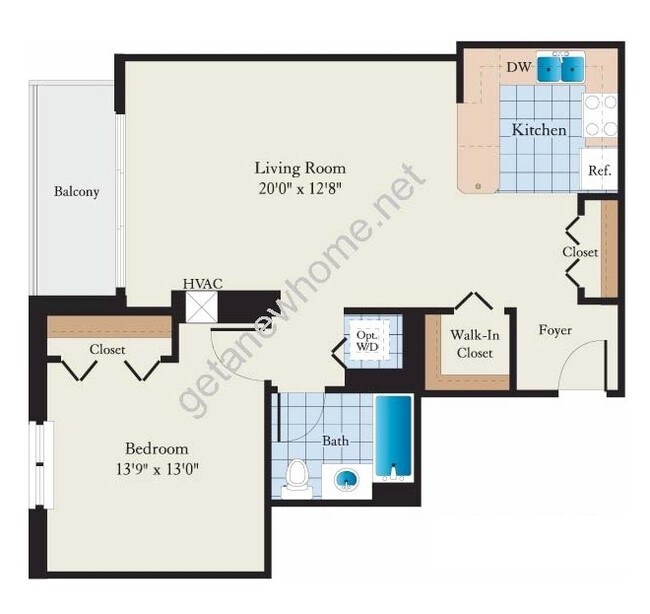 1BR/1BA - Park Alexandria Condominiums