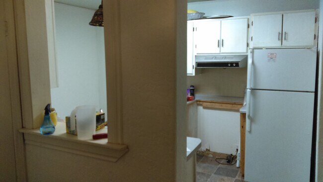 kitchen from the main door - 1014 N University Dr
