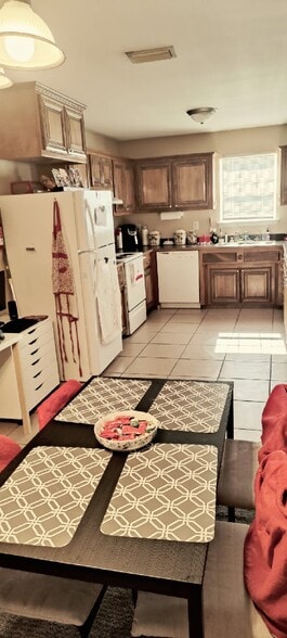 Dining room looking toward kitchen - 214 Pine St