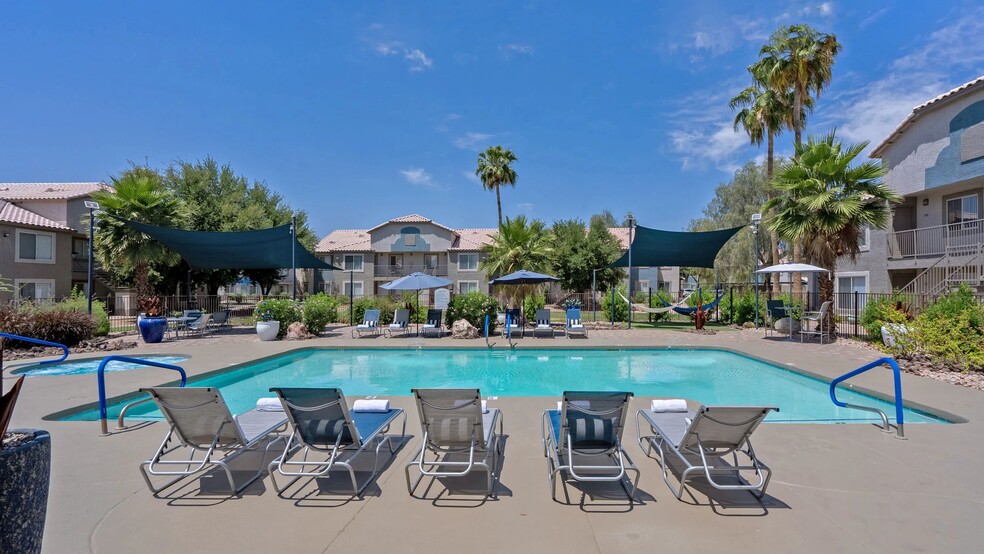 Dive into our resort-style pool experience - beckoning you for a refreshing dip. It's where the fun and relaxation never end! - Exchange on the 8