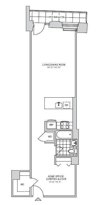 Floorplan - 70 Pine Apartments