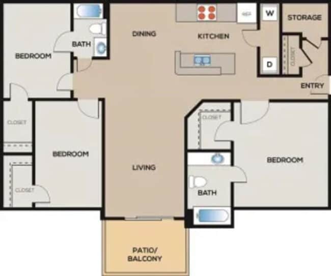 Floorplan - The Lily at West Ashley