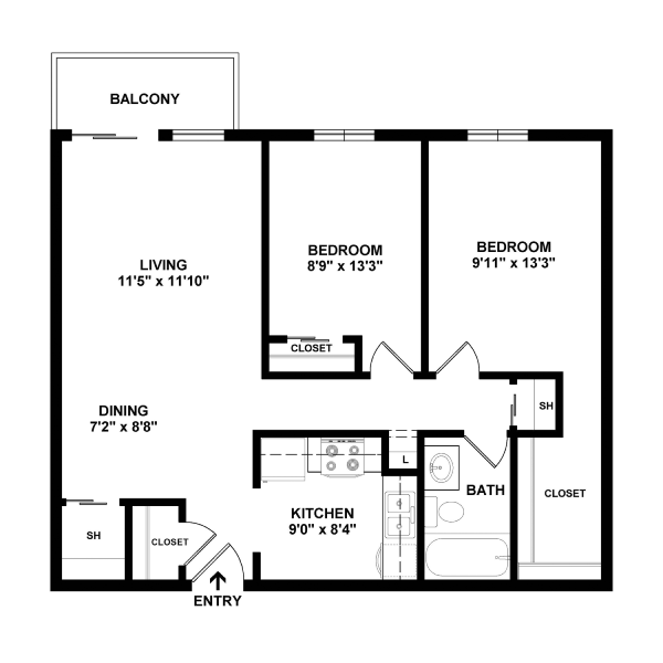 Floorplan - Pinnacle on Pleasant