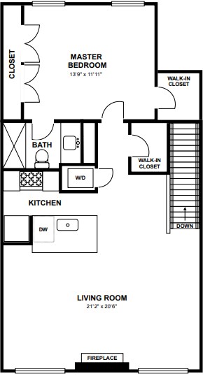 Floorplan - Rosedale Townhomes