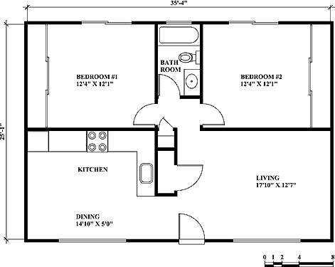 Floorplan - Villa Marina Apartments
