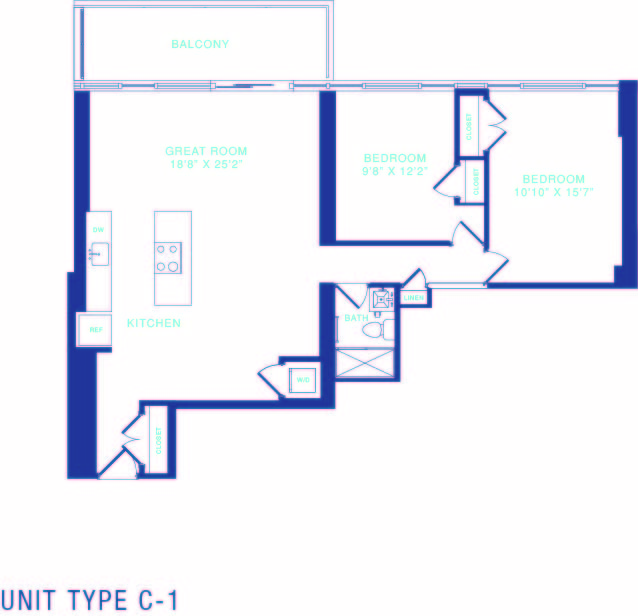 Floorplan - The Dane Apartments