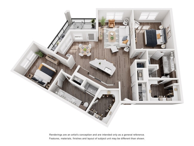 2 Bed/2 Bath - Arella on Jones