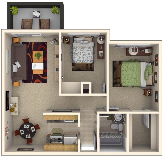 Floorplan - Regency Plaza Apartment Homes