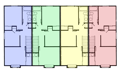 Second Floor - Mountian View Townhomes