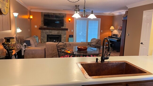 Den from kitchen - 229 Quail Run