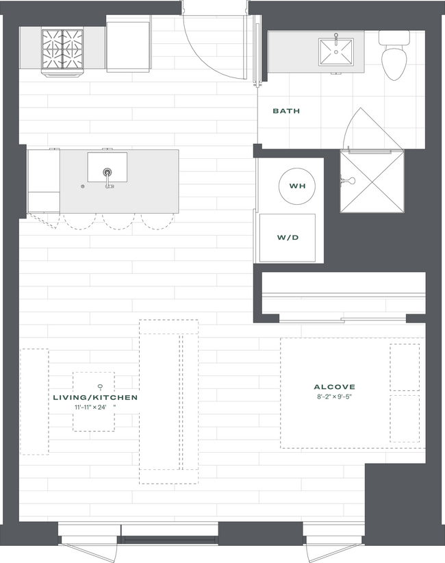 Floorplan - Triangle Square