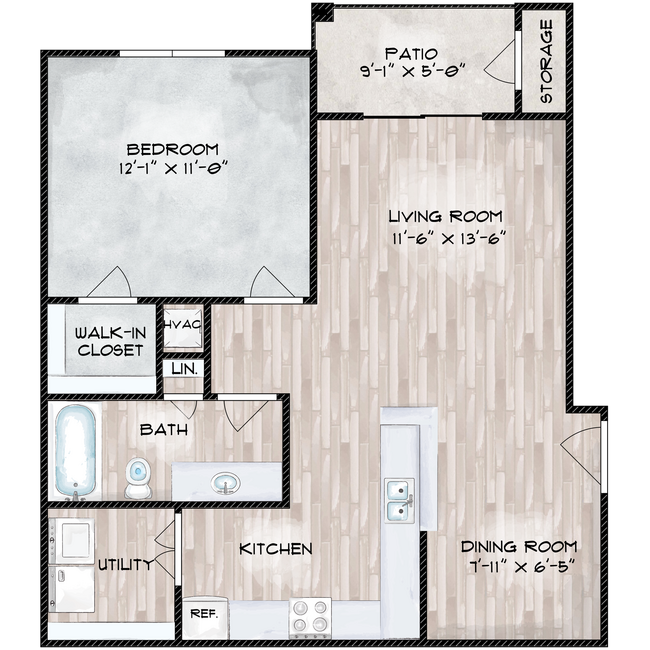 Floorplan A80 - Walnut Grove