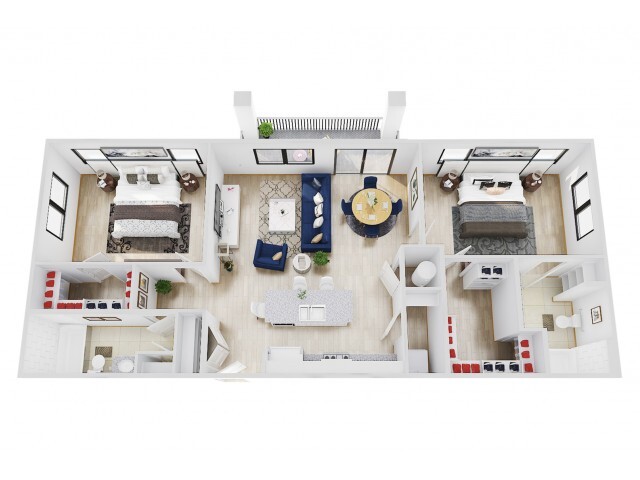 Sago | 2 Bed / 2 Bath - The Hamilton at Lakeside