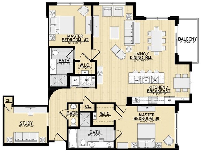 Floorplan - The Lofts on Saw Mill River