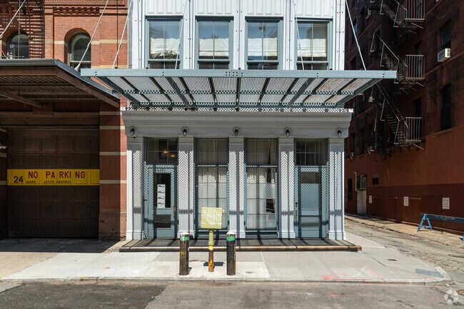 Entrance - Co-op building