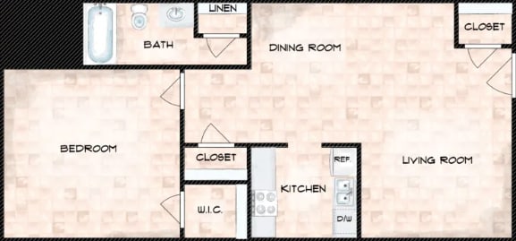 Floorplan - Inglewood Village Apartments