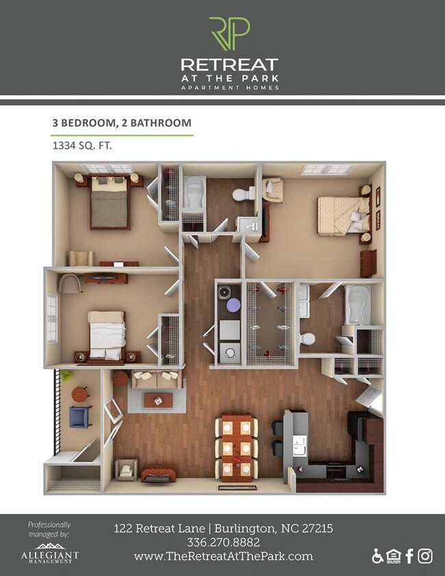 Floorplan - The Retreat at the Park