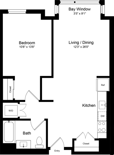 Floorplan - One Henry Adams