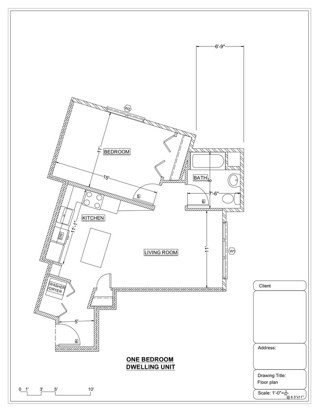 Floorplan - Redwood Apartments Newly Constructed!