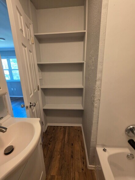 Bathroom with storage - 502 Big Rock St