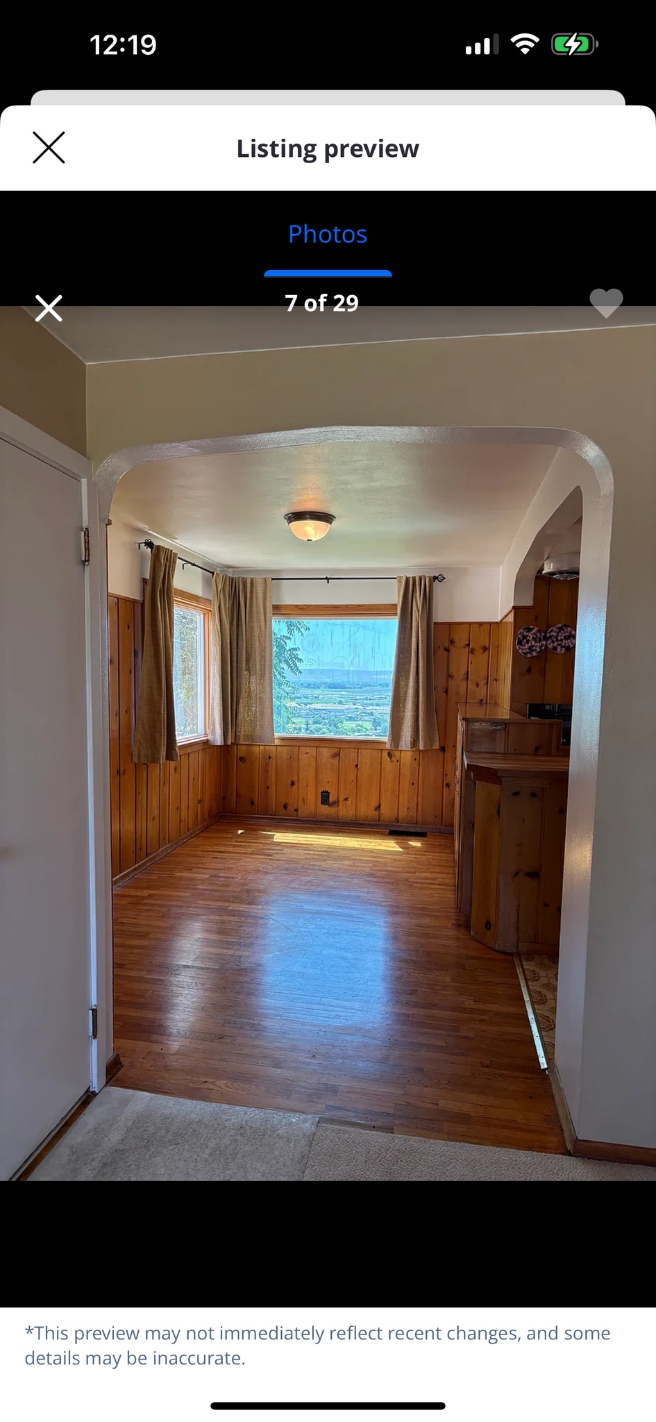 View into Dining Room from front door. - 501 W Grandview Ave