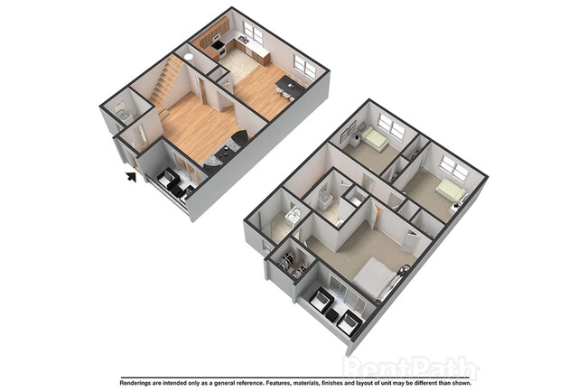 Floorplan - Bixby Hill Apartments