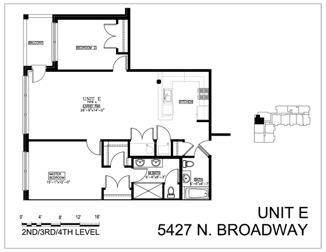 Floorplan - 5427 N Broadway