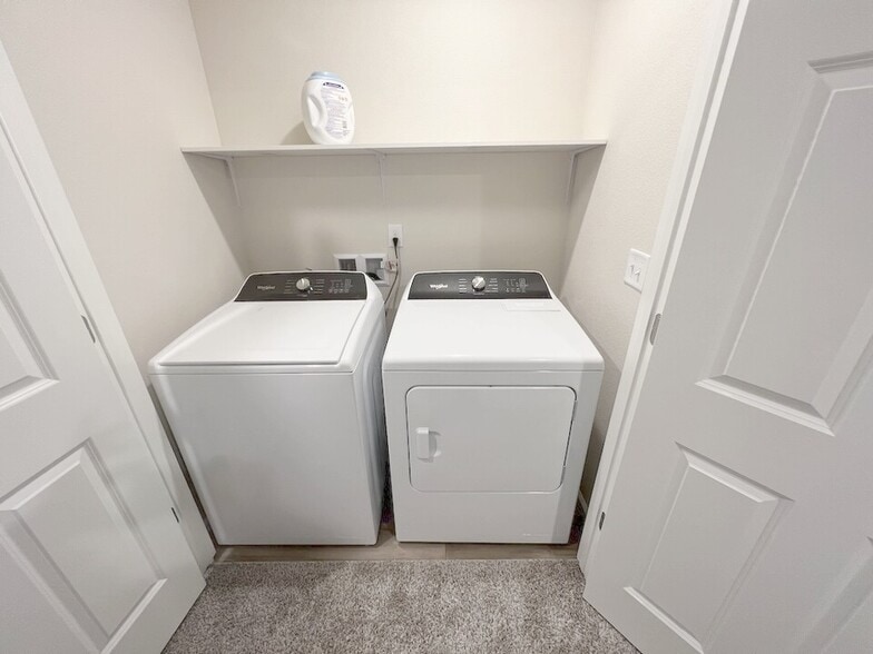 Washer and dryer closet - 13735 Del Corso Way