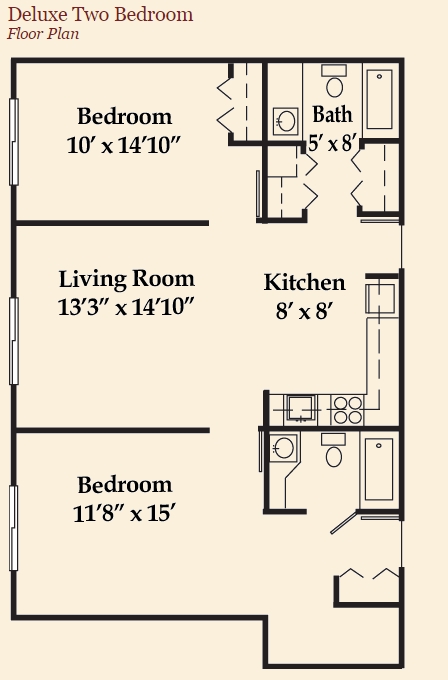 Deluxe Two Bedroom - The Commons ProMedica Senior Living Community