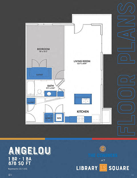 Floorplan - The Congress at Library Square