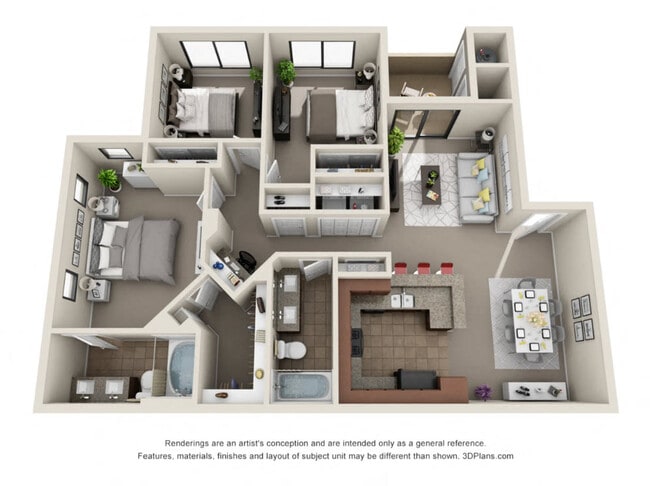 Floorplan - Colton Apartments