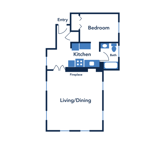 Floorplan - The Ingleside Apartments