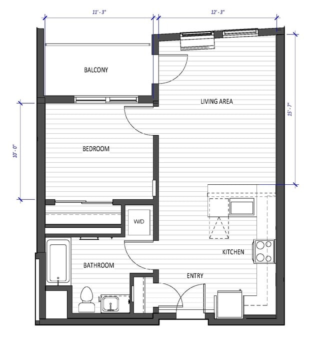 Floorplan - Hyas Point Apartments