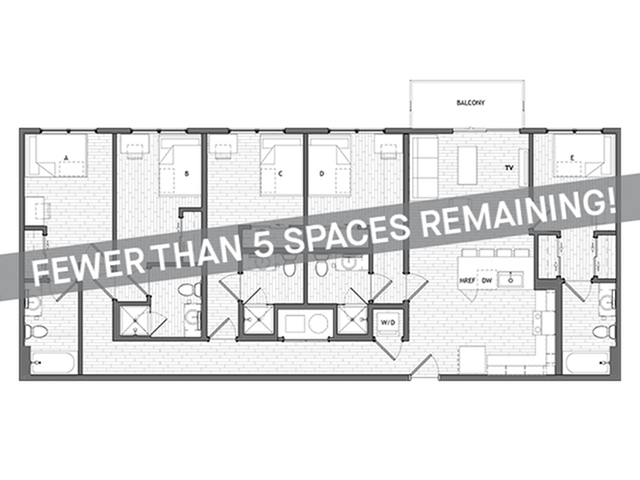 5x5 Balcony A - Less Than 5 Spaces Left! - Student | Uncommon Auburn