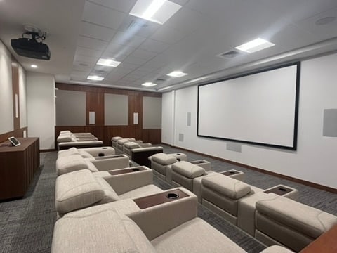 private movie theater - 1500 Rycroft St